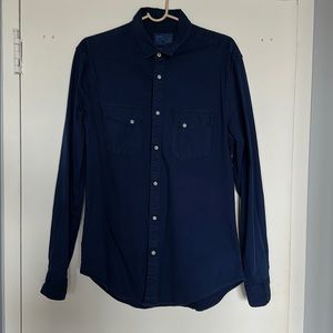 Dark blue Zara shirt men’s